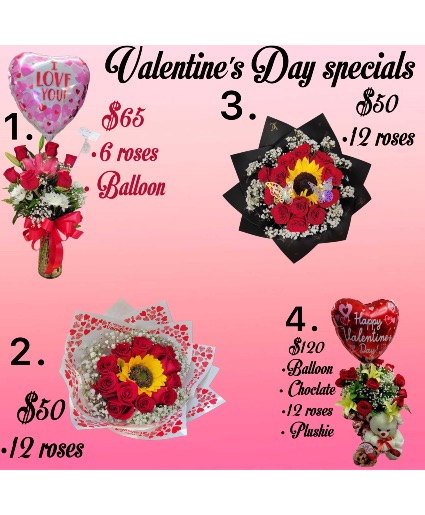 Valentines Day Specials 