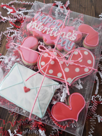 Valentine's Day Sugar Cookies 
