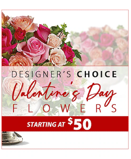 Valentine's Designer Choice assorted flowers