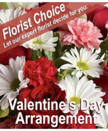 Florist Choice Valentine's Floral Arrangement Fresh Flower Arrangement