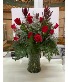 Valentine's dozen roses 