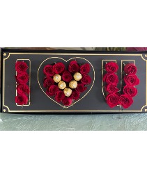 Valentine's "I Heart U" with Chocolates 