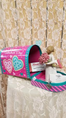 Valentine's Mailbox with Loving Gifts Gifts