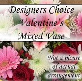 VALENTINES MIX - DESIGNERS CHOICE Vase Arrangement