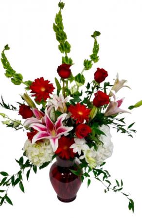 Premium  Valentine's Mix Vase arrangement
