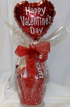 Valentines Munchy Bucket Candy/Snack Basket