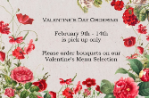 Valentine's Orders 