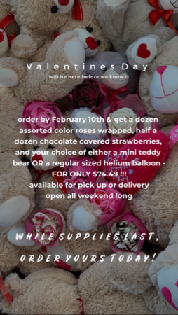 Valentines package!! Roses