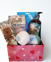 Valentine's Pamper Set gift basket
