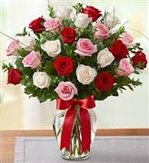 1 or 2  Dozen Red, White and Pink Roses