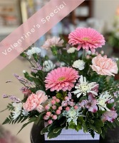Valentine's Special: Pretty in Pink Flower Arrangement