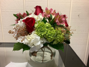 Be My Valentine Vase Arrangement in Fairfield, CT | Blossoms at Dailey's Flower Shop