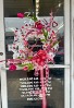 valentines wreath door decor
