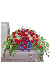 Valiant Honor Casket Spray Casket Spray