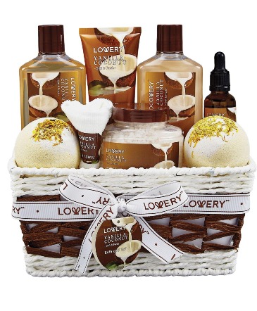 Vanilla Coconut Bath Set Gift Basket in Pensacola, FL | Cordova Flowers and Gifts