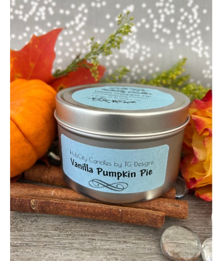 Vanilla Pumpkin Pie Candle Tin 