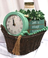 Vanilla Time Basket Gift Basket