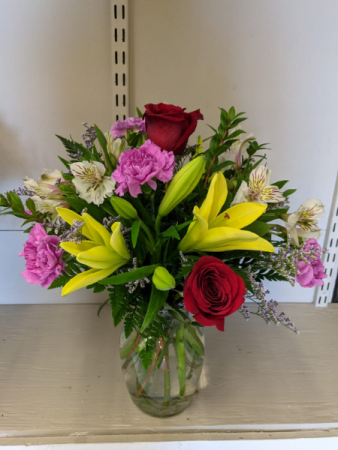 vase arrangement 225