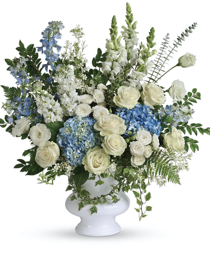 Vase Arrangement - Eternal Blue