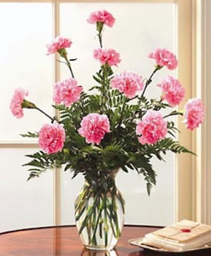 Vase of Carnations  