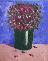 Vase of Heather  Acrylic on Canvas 
