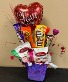 Velentine Sweets Balloon Bouquet candy bouquet with balloon