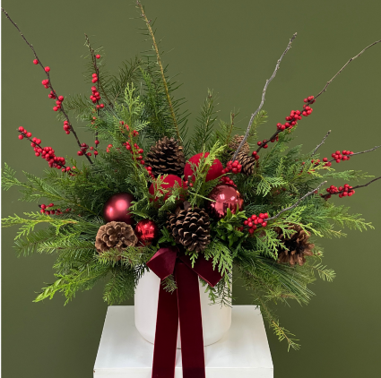 Velvet Berry Vase Arrangement