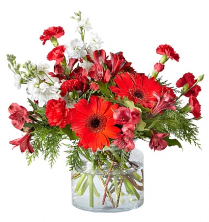 Velvet blossoms Vase
