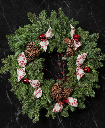 Farm House Christmas wreath  Christmas Wreath  in Vacaville, CA | Stems Florist