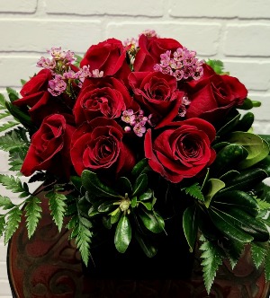 Velvet Embrace Rose Arrangement