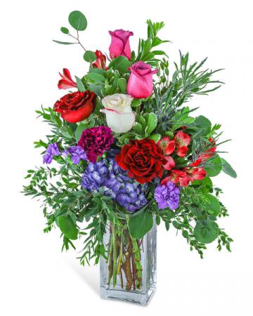 Velvet Jewel Flower Arrangement