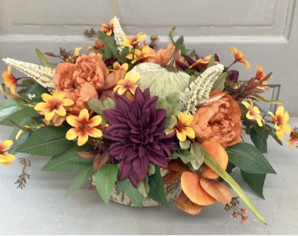 Velvet Pumpkin Fall Bouquet  