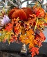 Velvet Pumpkin Table Arrangement Fall