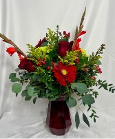 Velvet Romance Vase Arrangement