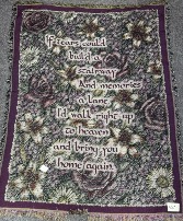 Verse Throw Afghan Blanket