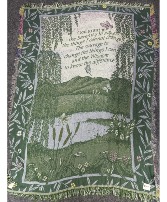 Verse Throw Afghan Blanket