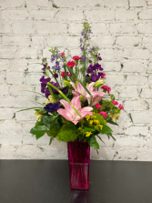 very arranged vase