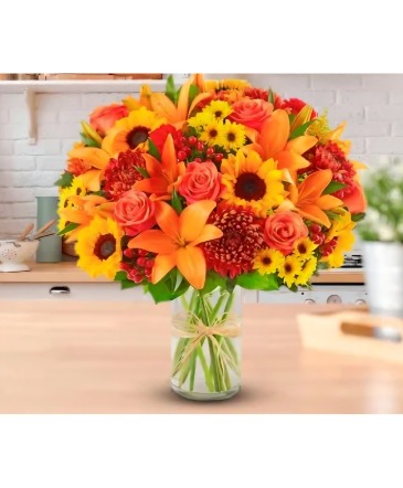 VERY AUTMN BLOOMS FALLS O AUTUMN  Shown at $75.99 in Edmonds, WA | Mer Flowers
