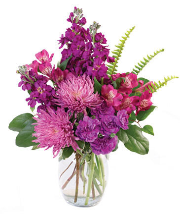 Very Violet Bouquet in Whiting, NJ | A Whiting Flower Shoppe