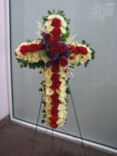 Veteran's Cross Funeral Piece
