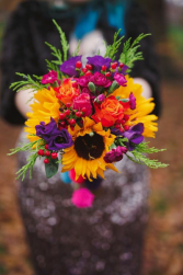 Vibrant Bridal Bouquet 