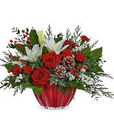 Vibrant Christmas Bouquet fresh flowers