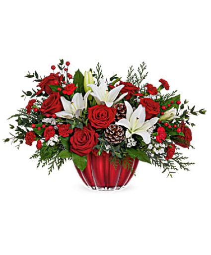 Vibrant Christmas Centerpiece Christmas centerpiece