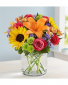 VIBRANT COLOR Vase arrangement