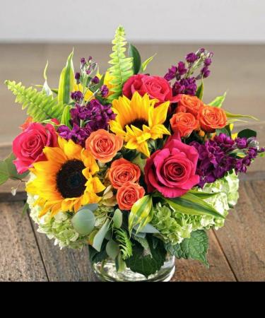 Vibrant Expression Arrangement