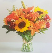 Vibrant fall fall flowers