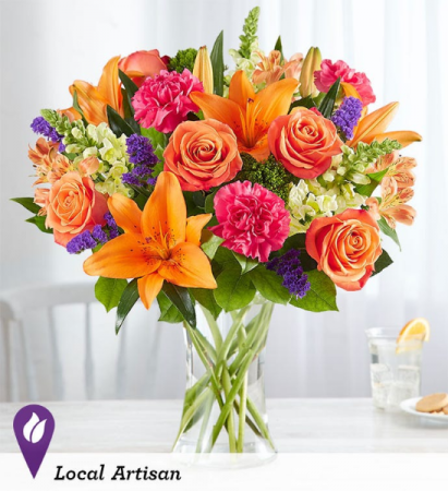 Vibrant Floral Medley All-around arrangement