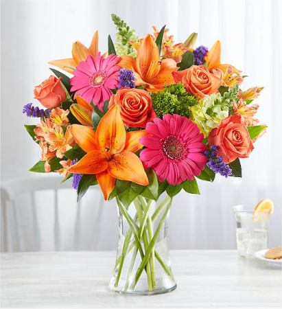 Vibrant Floral Medley Vase Arrangement