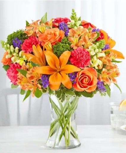 Vibrant Floral Medley Vase Arrangement