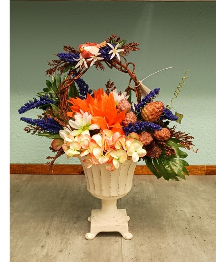 Vibrant Garden Silk Arrangement